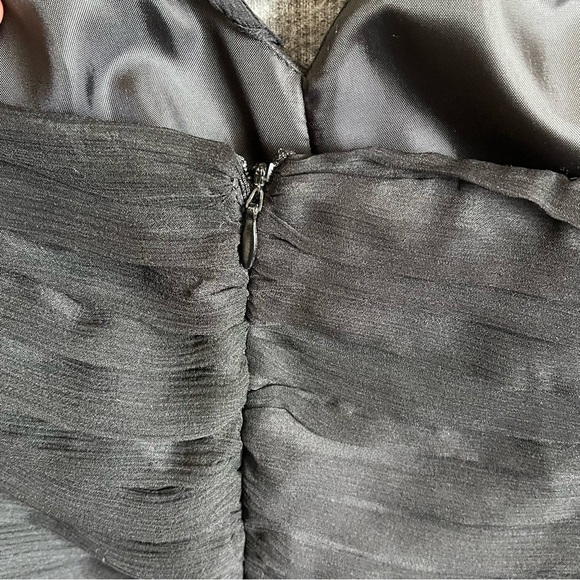 Nicole by Nicole Miller Silk Halter Neck Empire Waist Dress - Picture 5 of 12